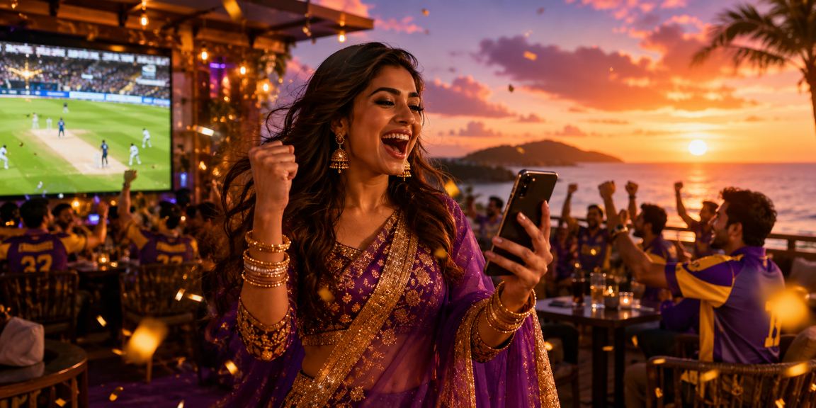 সেন্ট মার্টিন দ্বীপে ক্রিকেট বেটিং করছেন একজন পর্যটক